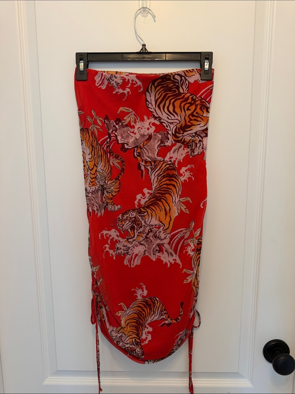Aniye By Red Tiger-Print Pencil Skirt